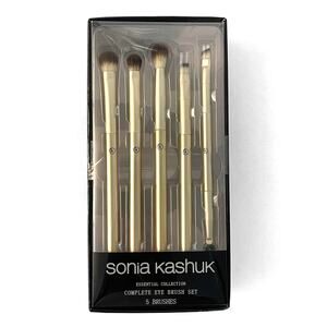 Sonia Kashuk Essential Collection Complete Eye Makeup Brush Set New 5 Pieces